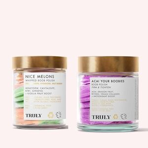 Bundle 2pc New TRULY Nice Melons + Acai Your Bobbies Body Polish 60ml Vegan